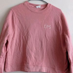 Sezane Large Pink Sweatshirt
